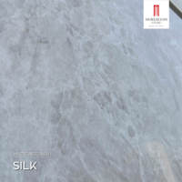 Dalle de pierre frittée en marbre blanc YABO 1600x3200mm pour chambre, extérieur, salon, hall, comptoir, finition soyeuse