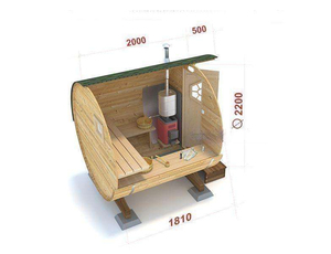 モダンな赤外線サウナカーボンクリスタルパネルとレッドシダーソリッドウッドウェットスチーム機能健康的な使用 - Product Image 5