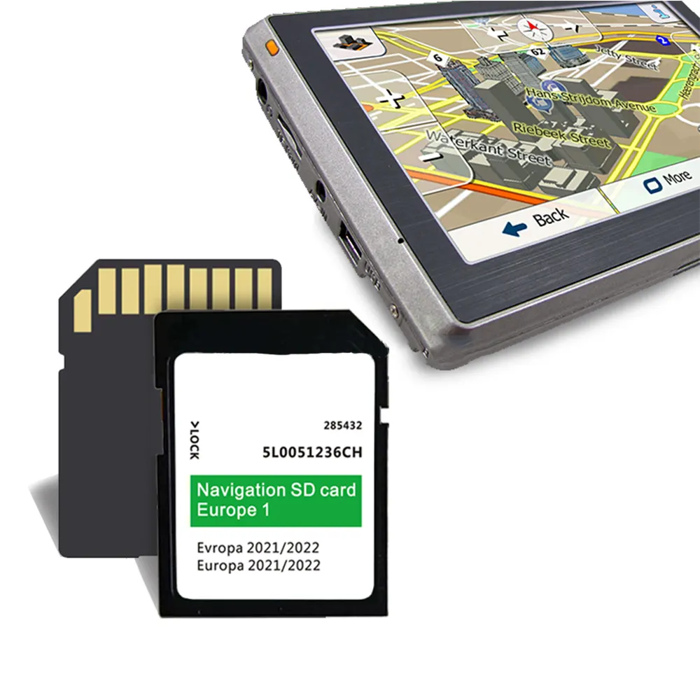 16gb Flash Memory Europe Map Car Gps Navigation Custom Changeable Cid Sd Card For Nissan Leaf Connect 2 V6