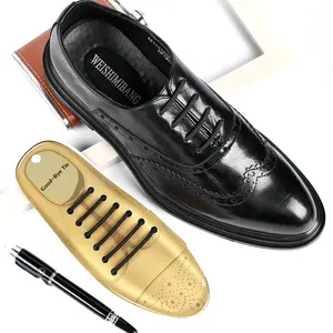 Leather Shoes Silicone Shoelaces For Shoes 12pcs/Pair 3 Size Men Women Rubber Lazy No Tie Shoelaces