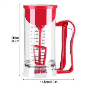 Distributeur <span class=keywords><strong>de</strong></span> pâte à crêpes Beeman, mélangeur <span class=keywords><strong>de</strong></span> pâte à cupcakes électrique sans fil, machine à gaufres alimentée par batterie pour cupcakes - Product Image 2
