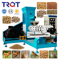 Machine extrudeuse automatique de nourriture sèche pour chiens Tianruo, équipement de fabrication de croquettes avec système d'assaisonnement
