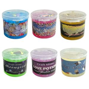 Foreign Trade Cross-border for 6pcs Rice Grain Mud Set <b>Slime</b> <b>Kit</b> 70ml Cartoon <b>Slime</b>, Colored Mud Crystal Mud - Product Image 2