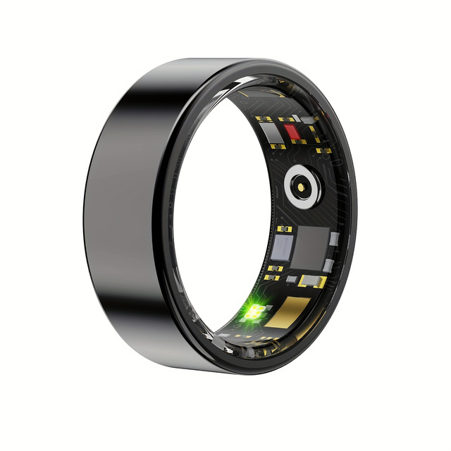 Smart Finger Digital Ring Stainless Steel Health Tracker Blood Oxygen Sleep Fitness Tracker IOS Android Smart Ring