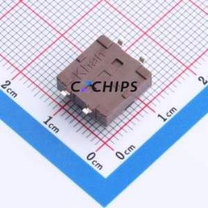 TSX12352-065D533DH-R0500 Tactile Switch SMD-4P,11.7x11.5mm Switch Single Pole Single Throw Round Button 2.8N 11.7mm - Product Image 2
