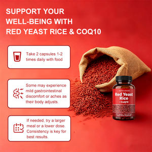 Arroz de Levadura Roja con Suplemento de CoQ10, Fórmula Saludable Avanzada para Hombres y Mujeres, Suplemento Dietético, Cápsulas de Arroz de Levadura Roja - Product Image 4