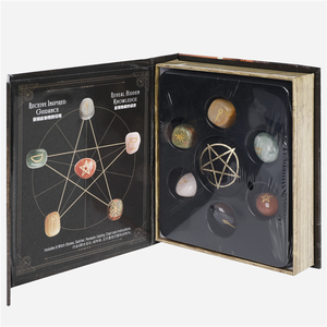 Hộp Quà Tặng Quặng Pha Lê Tự Nhiên Đá Phù Thủy Tầm Nhìn Trung Quốc Và Anh Bán Chạy Bảy Luân Xa - Product Image 5