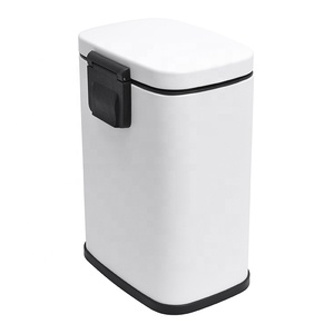 Pattumiera a Pedale in Acciaio Inox da 5L, Bidone della Spazzatura Compatto per Cucina, Bagno e Soggiorno - Product Image 5