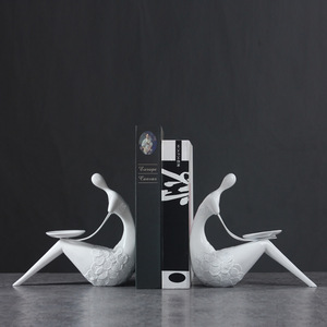 Porte-livres en résine dégradé, design noir et blanc, style <span class=keywords><strong>tendance</strong></span> pour la <span class=keywords><strong>chambre</strong></span> d'adolescent, décoration intérieure - Product Image 1
