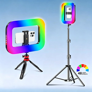 Lampe vidéo RVB 20W améliorée pour appareil photo, éclairage d'appoint LED pleine couleur, lampe de poche portable pour photographie, diffusion en direct et vlogging - Product Image 1