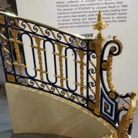 Hand geschmiedete Stahl treppe rostfrei und korrosions beständig umwelt freundlich für Innenhöfe Villen mit 3D-Modellierungsservice
