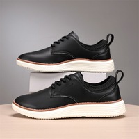Chaussures décontractées pour hommes, style rétro sportif, design cool, antidérapantes, légères, respirantes, à lacets Oxford, semelle plate, tissées