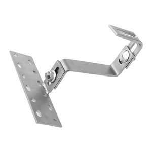 Support de montage solaire en acier inoxydable 304, crochet réglable à 180 degrés pour toit en tuiles - Product Image 1