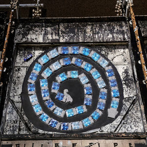 Collar de Plata de Ley 925 Chapado en Oro Rosa con Joyas Luxira, Joyería de Verano, Moissanita VVS, Gradiente Azul, Diseño de Baguette - Product Image 3