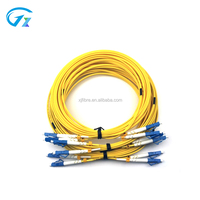LC/UPC 2.0mm 3.0mm 1M 2M 3 mètres monomode OS2 G652D LSZH licht wellenleiter LWL Duplex patchwork câbles de raccordement à Fiber optique LC-LC