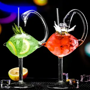 Бокал для коктейля-Лебедь, креативные стаканы для напитков, свадебные подарочные очки для сока, маритни, текилы, Маргариты