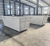 Bac à déchets de chantier extérieur |   Benne à déchets en acier galvanisé de 6 m³ |   Support OEM/ODM