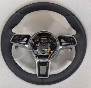 Volante de Cuero Completo para Porsche Panamera/Cayenne/Taycan/<span class=keywords><strong>Macan</strong></span>/911/718/996/997/958/981/987, Personalizado - Product Image 3