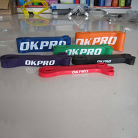 Bandas de Resistencia de Látex para Gimnasio y Fitness, con Logotipo y Colores Personalizados, Suministro Directo de Fábrica, para Uso Comercial