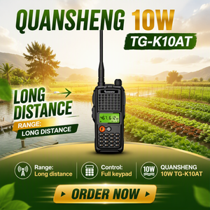 Radio bidirectionnelle HAM QUANSHENG TG-K10AT, best-seller, <span class=keywords><strong>talkie</strong></span>-<span class=keywords><strong>walkie</strong></span> 10W 4000mAh LCD - Product Image 3