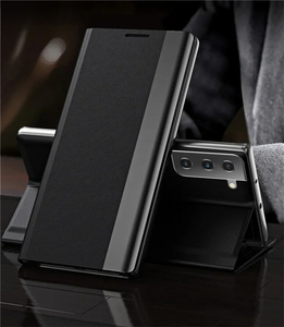 เคสแบบพับได้รุ่นใหม่สำหรับ Samsung Galaxy S9 <span class=keywords><strong>S8</strong></span> <span class=keywords><strong>Plus</strong></span> S10 S20 FE S21 S22 <span class=keywords><strong>Plus</strong></span> S23 S24 FE S25 Ultra พร้อมช่องใส่บัตรและขาตั้ง - Product Image 4