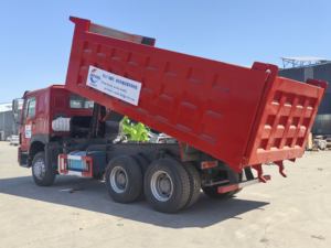 Nouveau camion à benne basculante HOWO 4x8 à vendre camion léger FAW Euro 2 norme d'émission carburant Diesel gauche direction arrière caméra 6x4 roue motrice - Product Image 3