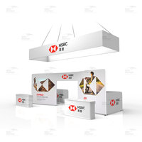 Stand d'exposition modulaire en aluminium pliable de 10x20 pieds, équipement personnalisé, stand d'exposition pour lancement de voitures, événement de convention