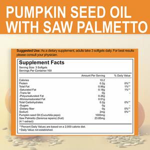 Bestseller olio di semi di zucca biologico capsule morbide per uso alimentare supercritico CO2 estrazione ISO certificato contenitore di plastica - Product Image 4