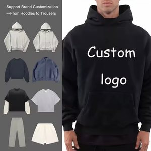 Sweatshirt à capuche en coton épais personnalisé de luxe pour hommes, sweat-shirt surdimensionné, logo sérigraphié de qualité supérieure vente en gros - Product Image 1