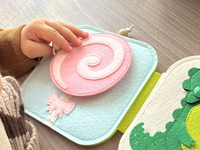 Feutre fait à la main grenouille sensorielle interactif occupé livres éducatifs Montessori maison et école cadeaux jouets pour les tout-petits