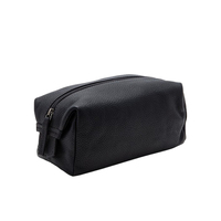 Tas Makeup Kulit Kustom Pabrik, Tas Perlengkapan Mandi Pria untuk Perjalanan, Tempat Kuas Makeup dan Alat Cukur
