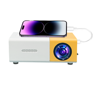 Projecteur vidéo de cinéma de poche intelligent LED mini portable LCD YG300 avec Android 11 1080P et haut-parleurs intégrés