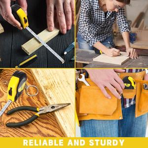 شريط قياس صغير قابل للسحب بطول 6 أقدام/2 متر مع سلسلة مفاتيح وشعار مخصص، مجموعة وظيفية بالجملة مع قفل انزلاقي - Product Image 5