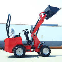 Penjualan Pabrik Mini Wheel Loader untuk Logistik Gudang, Konstruksi, Pembersihan Salju, Jalan Kota, Mini Loader Diesel