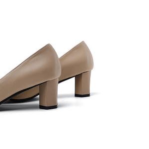 Chaussures plates à talon épais et bout pointu pour femmes 2025, minimalistes et pratiques pour le bureau - Product Image 5