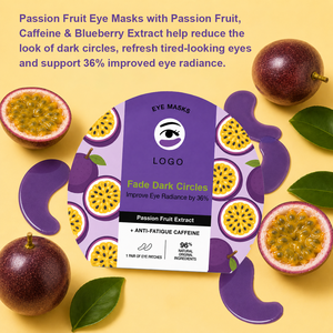 Masques Hydrogel ODM Rafraîchissants pour les Yeux au Fruit de la Passion, Soin Lissant Anti-Cernes et Anti-Rides, à l'Extrait de Caféine, pour Tous Types de Peaux - Product Image 5