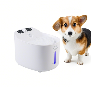 Fontanella d'Acqua Automatica per Animali Domestici in Plastica con Sensore di Movimento Wireless, Filtro, Silenziosa, 2L, Idratazione Intelligente, Ricaricabile, Durevole per Cani e Gatti - Product Image 1