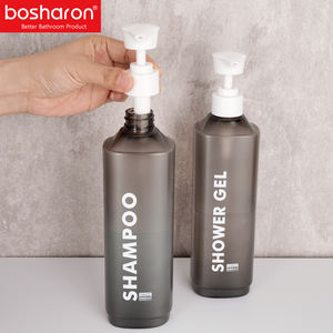Distributeur de savon mural multi-têtes pour hôtel et club, pompe en plastique ABS pour shampoing et <span class=keywords><strong>gel</strong></span> <span class=keywords><strong>douche</strong></span>, 500 ml*2, pour usage domestique - Product Image 2