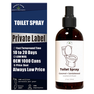 <span class=keywords><strong>Spray</strong></span> WC Aromatique Avant Utilisation – Rituel Rafraîchissant Post-Élimination des Odeurs – Désodorisant Salle de Bain Coco & Bois de Santal - Product Image 1
