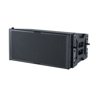 Système audio professionnel 4+2 avec caisson de basses de 18 pouces + deux enceintes line array de 10 pouces, système de sonorisation line array actif 2 voies, 650W/600W, 8 panneaux en contreplaqué de bouleau