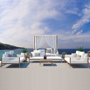 Hot Selling Garden Furniture Lounge Set Villa Leisure Pe <b>rattan</b> Aluminum Alloy <b>Sofa</b> Outdoor Lounge Sectional <b>Sofa</b> Furniture Set - Product Image 1
