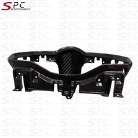 Couverture de tableau de bord en fibre de carbone sèche SPC 458 pour Ferrari 458 Prepreg Carbon FiberReplacement OEM Instrument Panel Cover pour 458