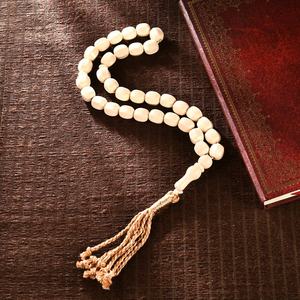 Entrega rápida borla oración 33 Misbaha Tasbeeh musulmán Rosario cuentas contador pulsera regalo joyería Islámica - Product Image 4