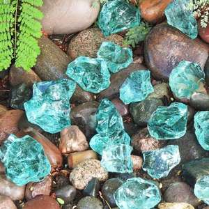 Struttura solida grandi scorie rocce di <span class=keywords><strong>vetro</strong></span> <span class=keywords><strong>per</strong></span> la casa e la decorazione del giardino <span class=keywords><strong>per</strong></span> il soggiorno e l'abbellimento esterno chiaro di cristallo di pietra - Product Image 3