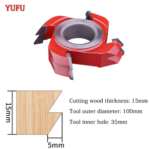 Outils de coupe pour le travail du bois YUFU, fraises à queue, fraises à joint rapide, fraises à ondes en alliage pour joints onglets - Product Image 5