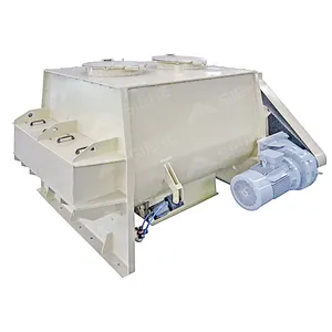 Industrial Mineral Powder Horizontal Non Gravity Mixer Double Shafts Paddle Mixer With Large Output