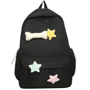 Japanese Style Backpack For Girls 14 In Water Resistant School Education Preppy Cute Star Animal Pattern - Product Image 5