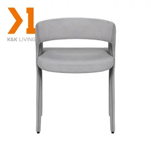 Manufacturer Supply Modern Hollow Back Dining Chair For Dinner Room