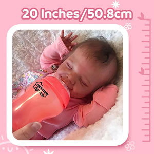 46CMフルボディ生まれ変わった人形睡眠4月スマイルベビーハンドメイド - Product Image 5