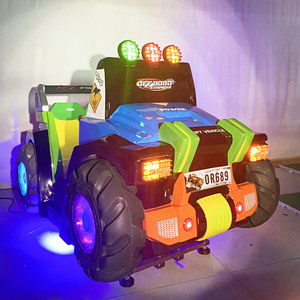 M X Machine de jeu d'arcade vidéo d'intérieur pour enfants, à monnayeur, en fibre de verre, avec fonctions de vibration et de balançoire, modèle KA-275 - Product Image 4